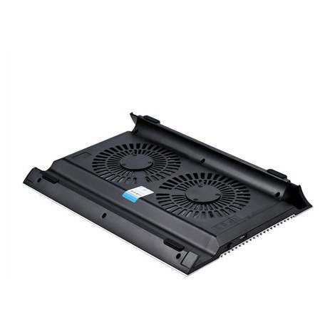 Deepcool | N8 black | Notebook cooler up to 17"" | 380X278X55mm mm | 1244g g - 3